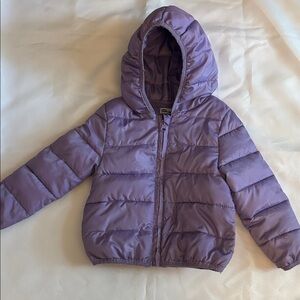 Epic Threads Purple Kids Puffer Jacket Size 2T GUC